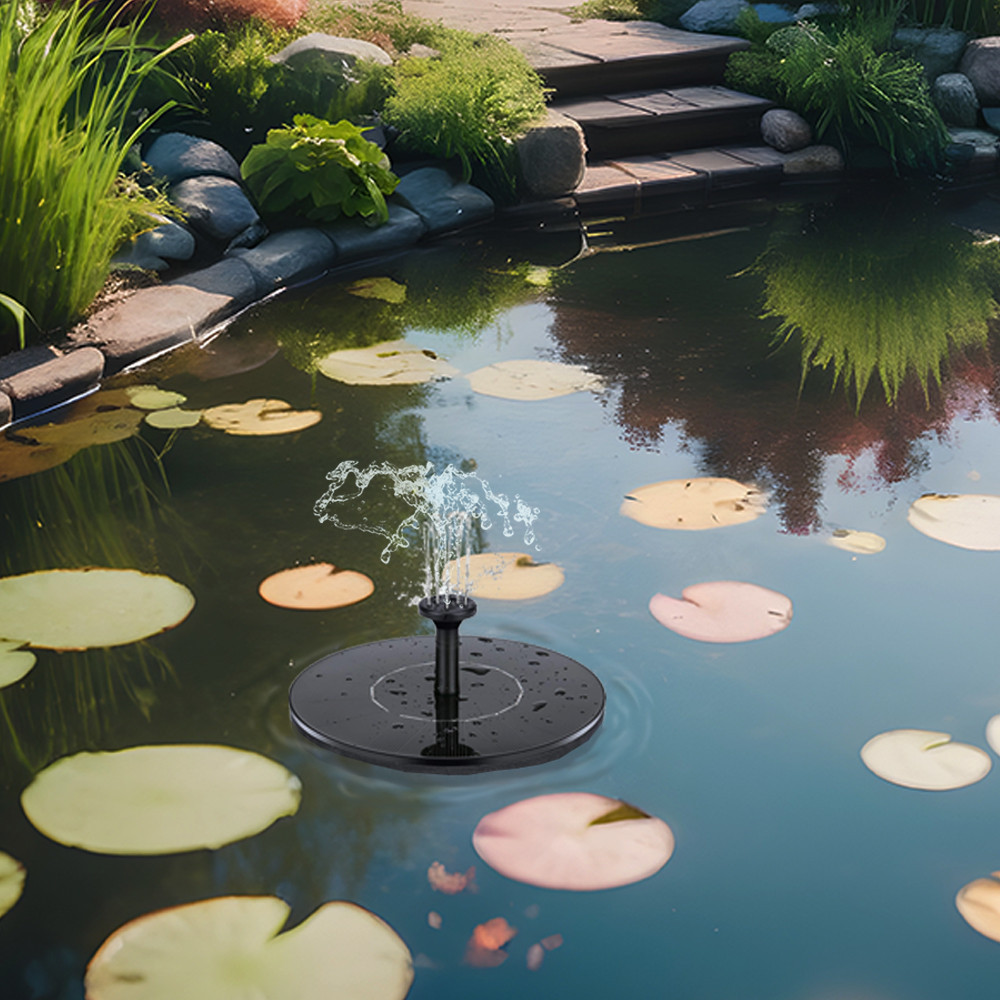 Leziter Fântână solară 13 cm Mobalis Homvera