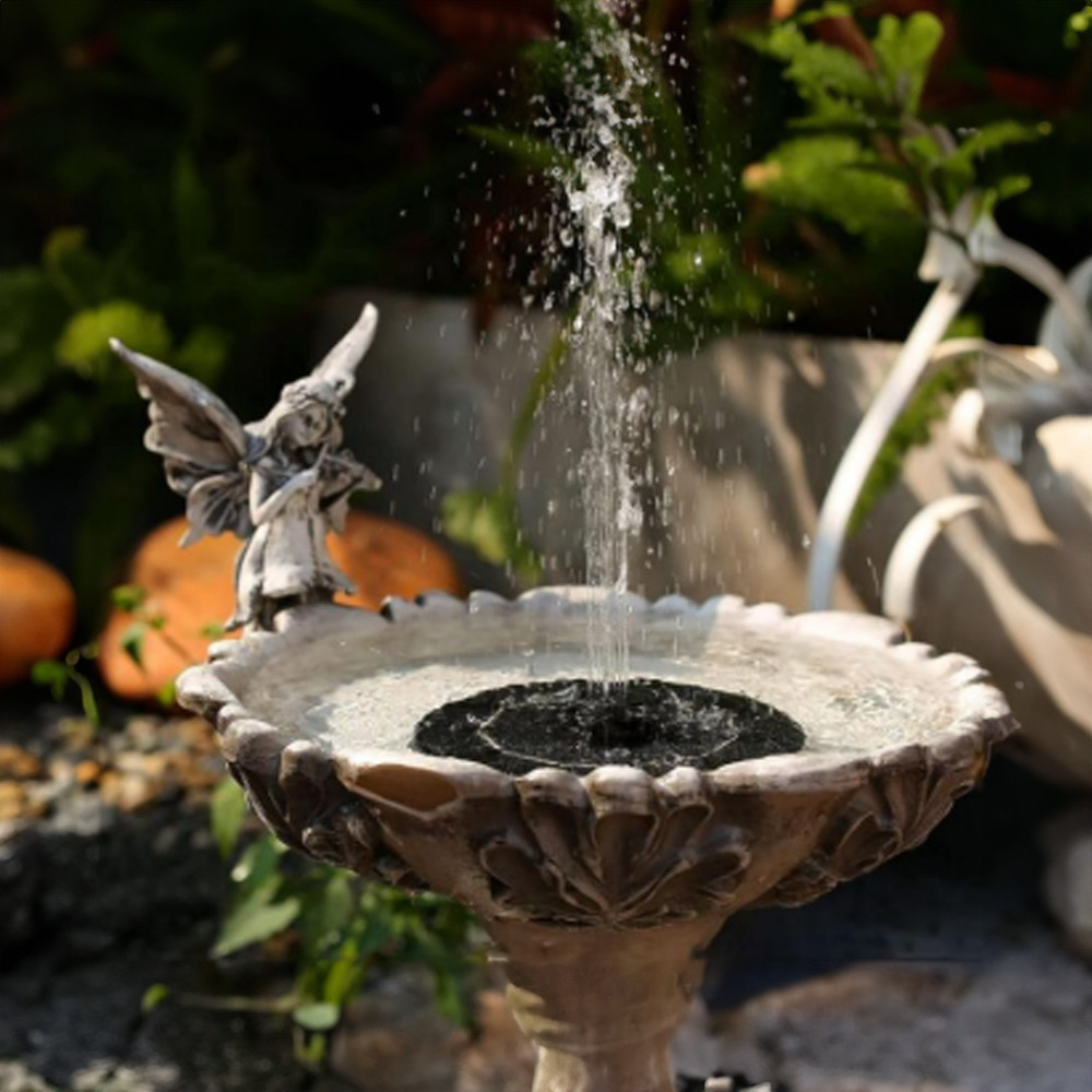 Leziter Fântână solară 13 cm Mobalis Homvera