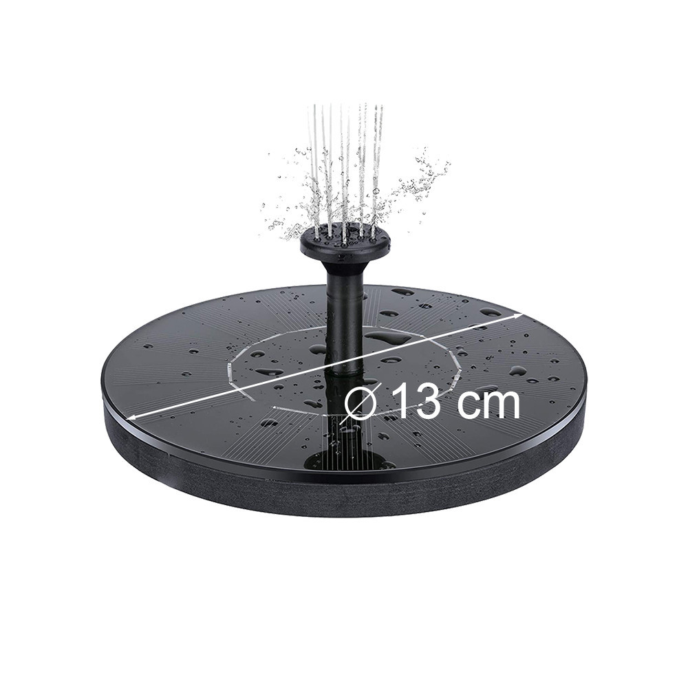 Leziter Fântână solară 13 cm Mobalis Homvera