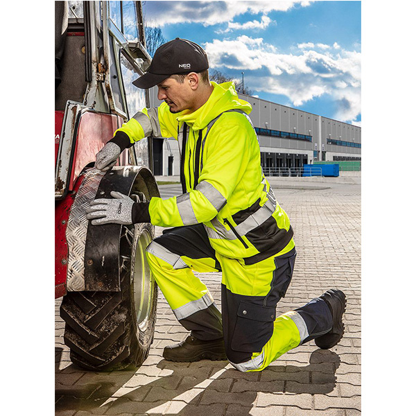 Jacheta de lucru reflectorizanta galbena clasa 3 Neo Tools HardWork ToolsRange