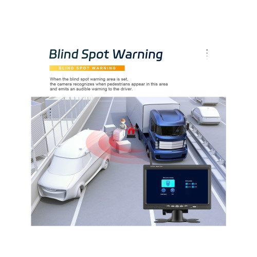 Kit camera wireless fata spate 1080P cu monitor 7 inch night vision IP68 BSD Cod: A4008 Automotive TrustedCars