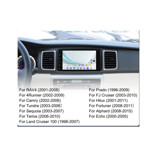 Navigatie Android ecran 7 inch 2GB+64GB CarPlay Android Auto GPS WIFI FM RDS compatibila Toyota Cod: A4123 Automotive TrustedCars