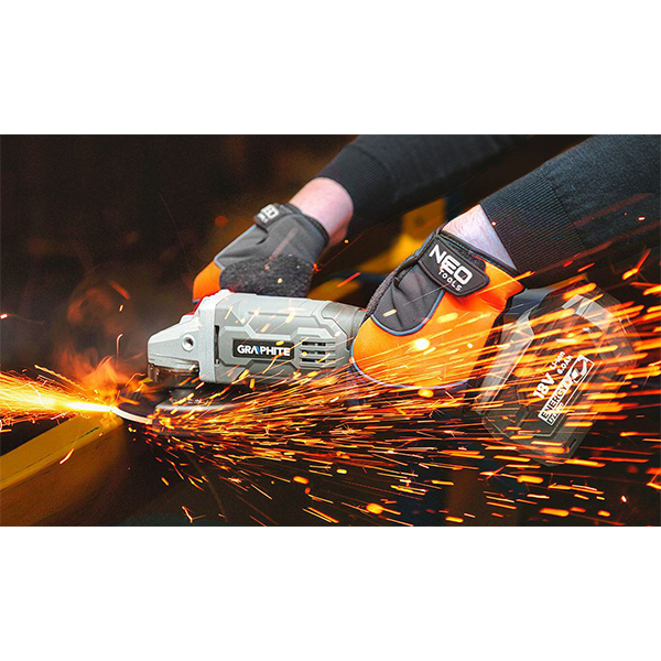 Polizor unghiular 125mm compatibil cu acumulator 18V GRAPHITE ENERGY+ 58GE130 HardWork ToolsRange