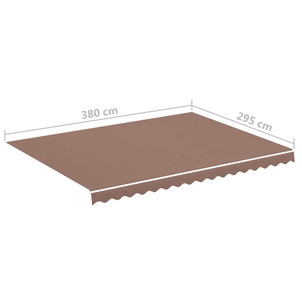 Pânză de rezervă pentru copertină, maro, 4x3 m GartenMobel Dekor