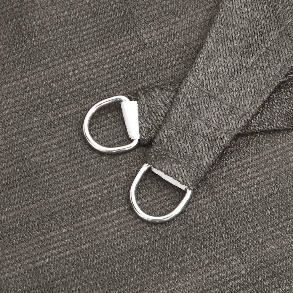 Pânză parasolar, antracit, 4x4x4 m, HDPE, 160 g/m² GartenMobel Dekor