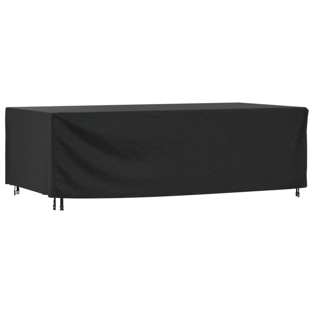 Husă mobilier de grădină negru 300x140x90 cm impermeabilă 420D GartenMobel Dekor