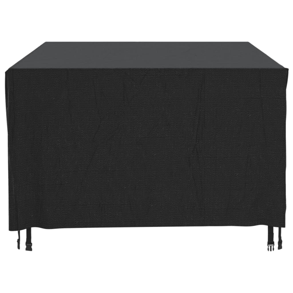 Husă mobilier de grădină negru 300x140x90 cm impermeabilă 420D GartenMobel Dekor