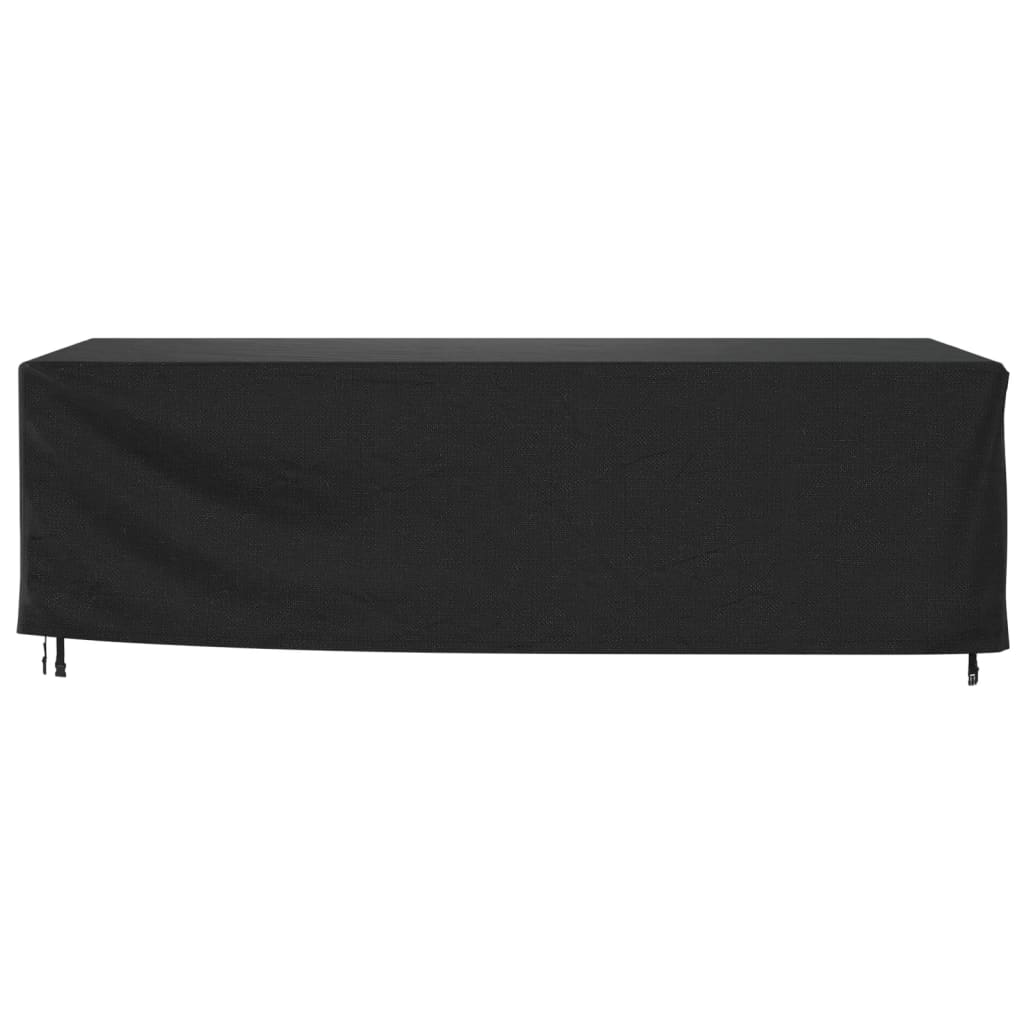 Husă mobilier de grădină negru 300x140x90 cm impermeabilă 420D GartenMobel Dekor