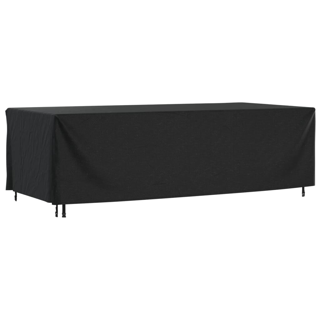 Husă mobilier de grădină negru 300x140x90 cm impermeabilă 420D GartenMobel Dekor