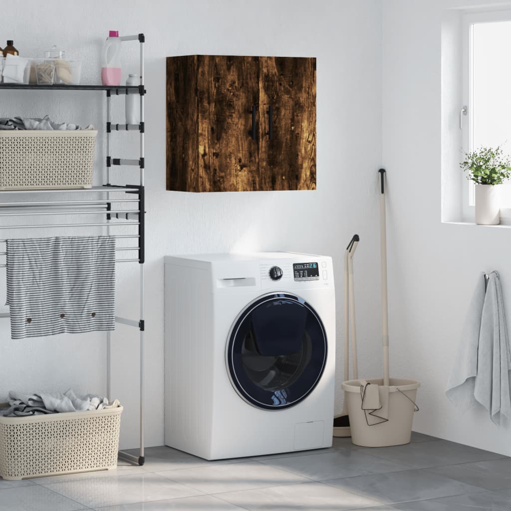 Dulap de perete, stejar fumuriu, 60x31x60 cm, lemn compozit GartenMobel Dekor