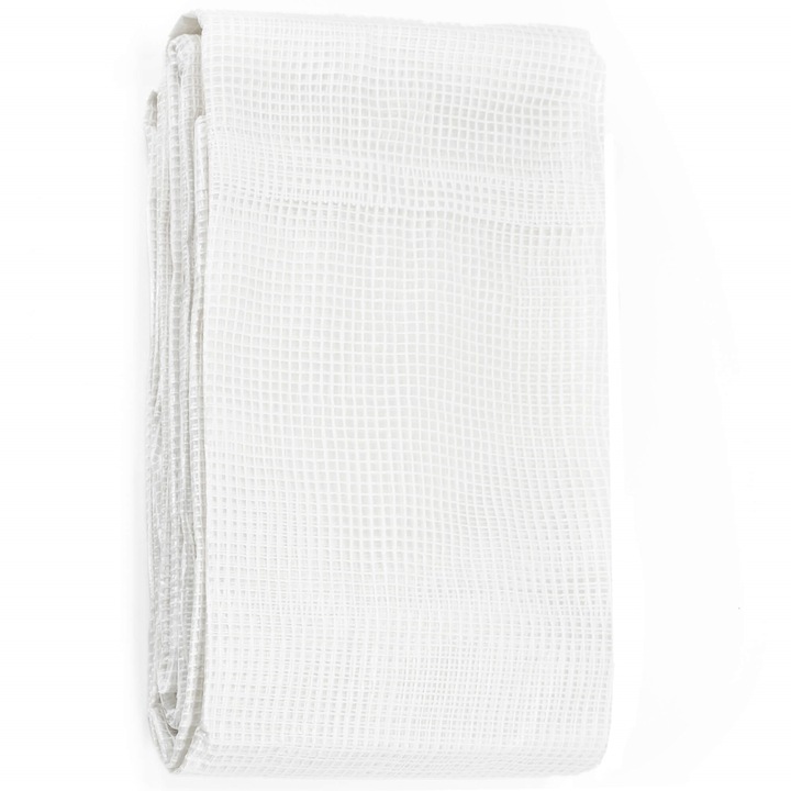 Prelata din polietilena impermeabila laminata, 100g/m2, 3x5 m, alb transparent Household NewTrend