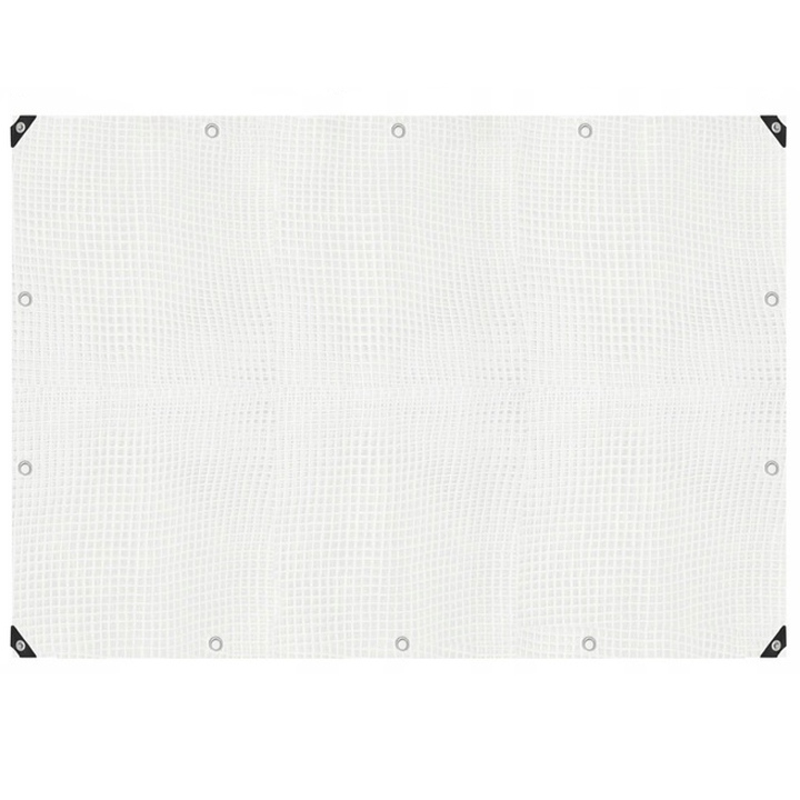 Prelata din polietilena impermeabila laminata, 100g/m2, 4x4 m, alb transparent Household NewTrend