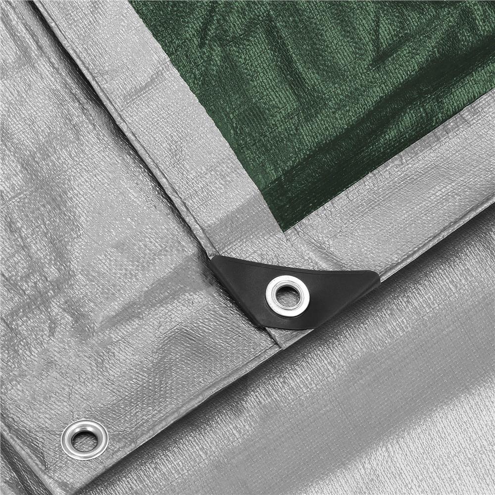 Prelata din polietilena impermeabila laminata, 130g/m2, 6x4 m, gri Household NewTrend