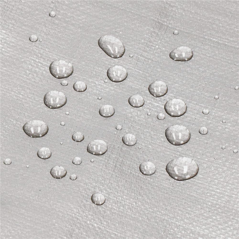 Prelata din polietilena impermeabila laminata, 130g/m2, 6x4 m, gri Household NewTrend