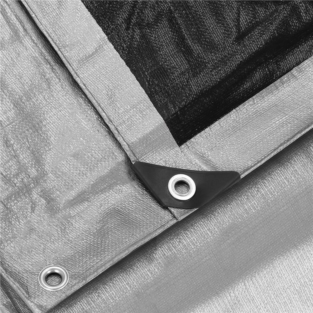 Prelata din polietilena impermeabila laminata, 260g/m2, 6x8 m, gri Household NewTrend