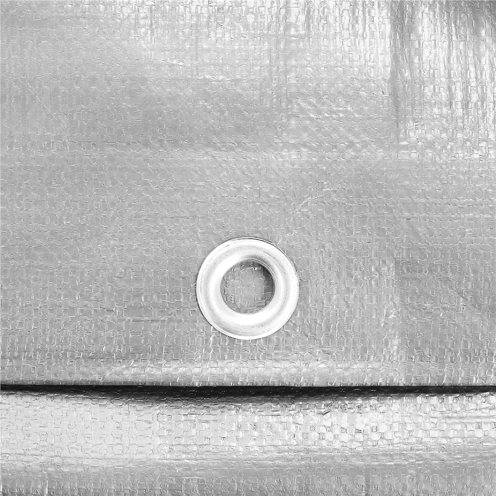 Prelata din polietilena impermeabila laminata, 260g/m2, 6x8 m, gri Household NewTrend