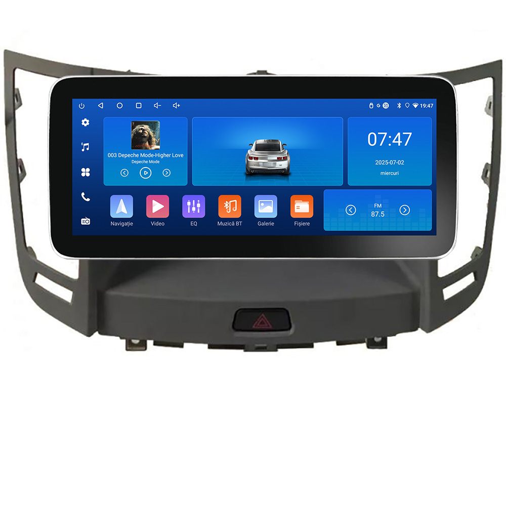 Navigatie Infinity FX intre anii 2009-2012 Edotec 4+64 12.3 inch Incell 1K android Wifi 5Ghz gps internet CarStore Technology