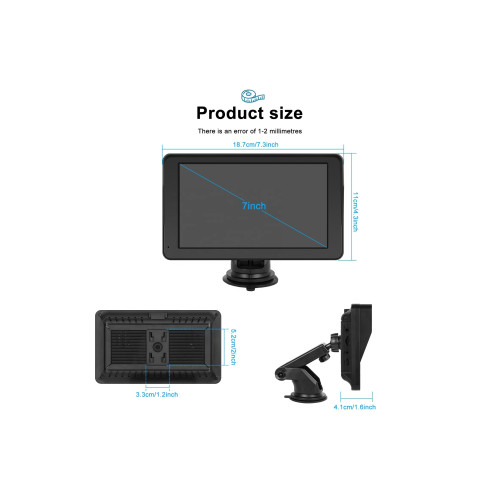 Sistem multimedia auto CarPlay Android Auto wireless ecran 7 inch HD Cod: A3688 Automotive TrustedCars