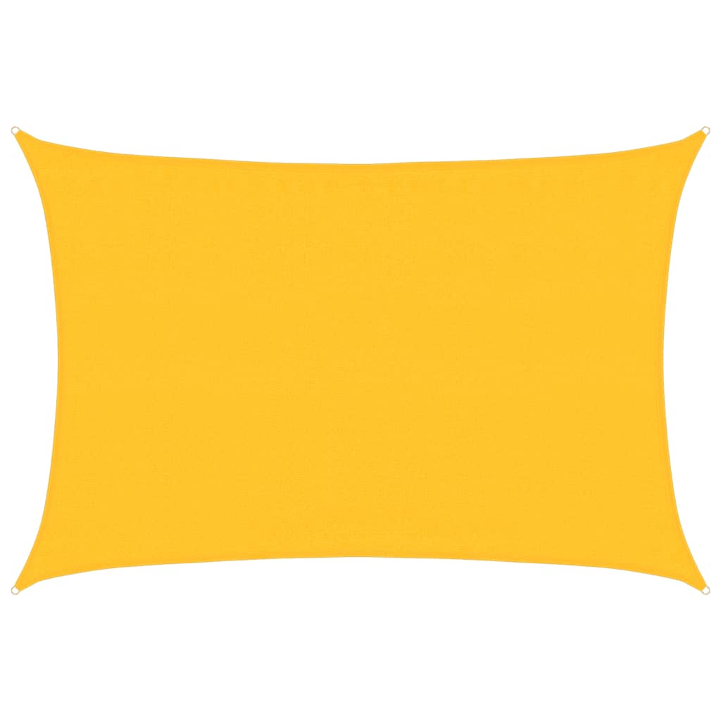 Pânză parasolar galben dreptunghiular 3,5x4,5m HDPE 160 g/m² GartenMobel Dekor