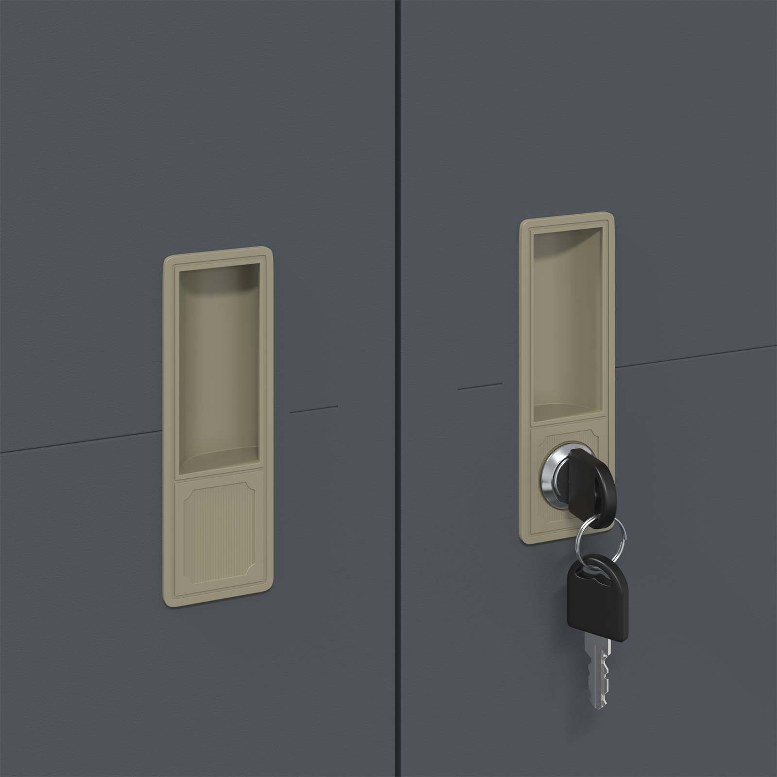 Dulap de depozitare 2 pcs Antracit 90 x 40 x 140 cm GartenMobel Dekor