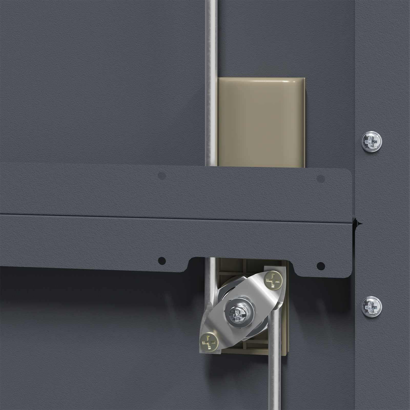 Dulap de depozitare 2 pcs Antracit 90 x 40 x 200 cm GartenMobel Dekor