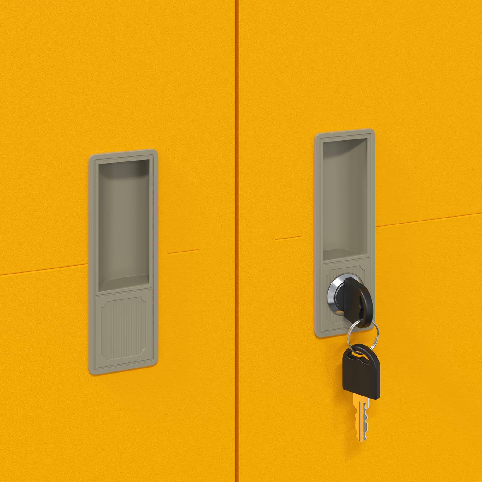 Dulap de depozitare 2 pcs Galben muștar 60 x 40 x 180 cm GartenMobel Dekor