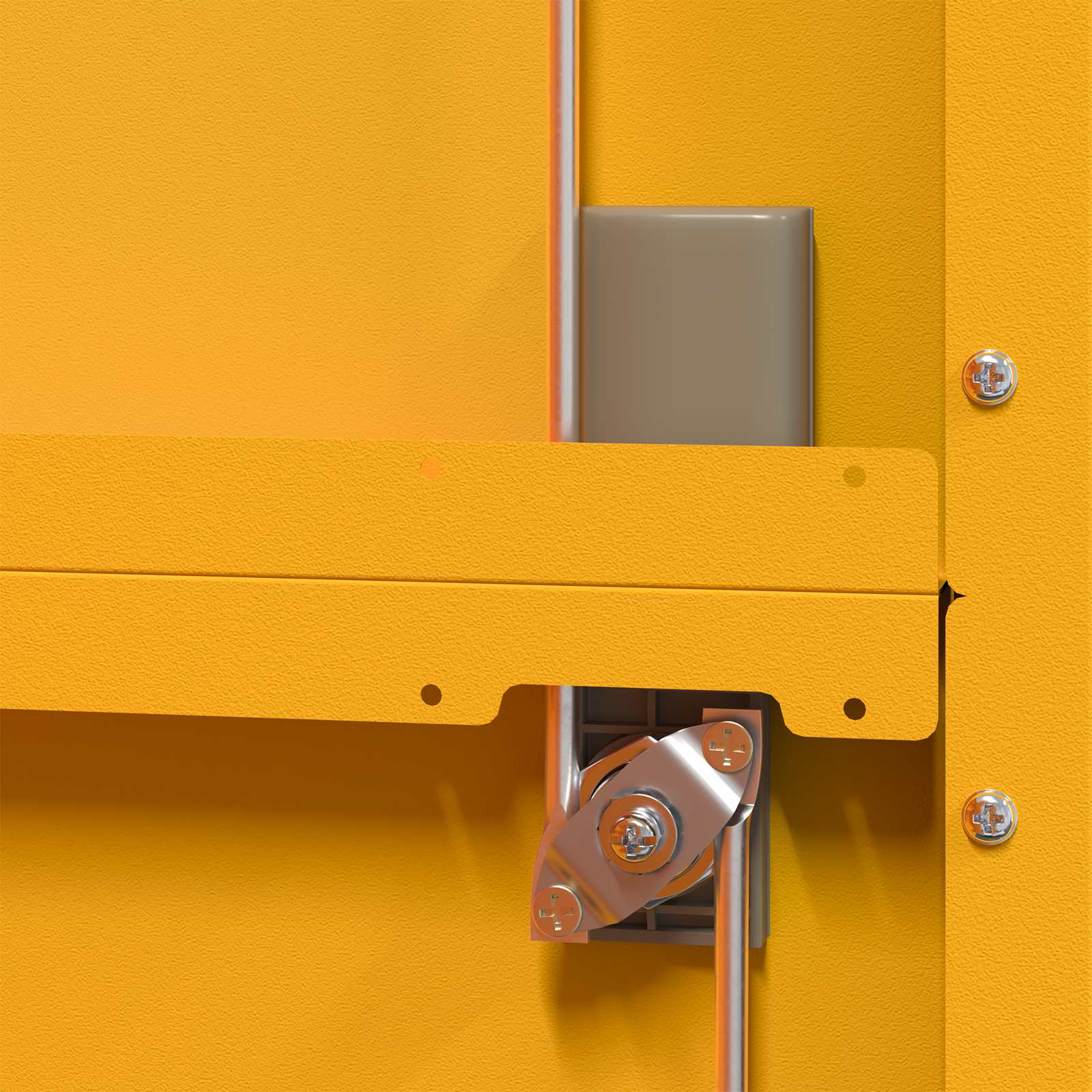 Dulap de depozitare 2 pcs Galben muștar 80 x 40 x 140 cm GartenMobel Dekor