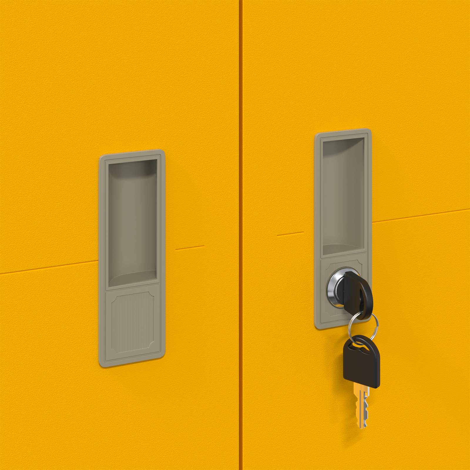 Dulap de depozitare 2 pcs Galben muștar 90 x 40 x 200 cm GartenMobel Dekor