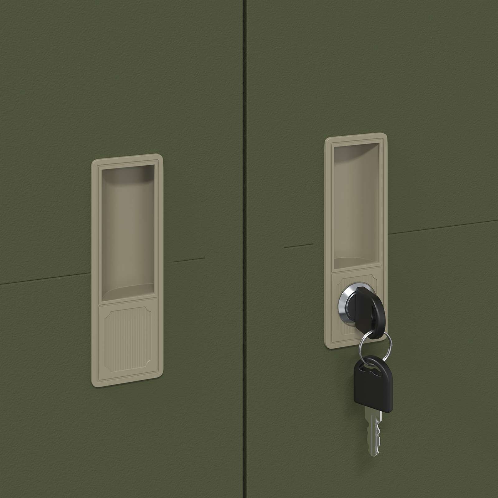 Dulap de depozitare 2 pcs Verde măsliniu 60 x 40 x 200 cm GartenMobel Dekor