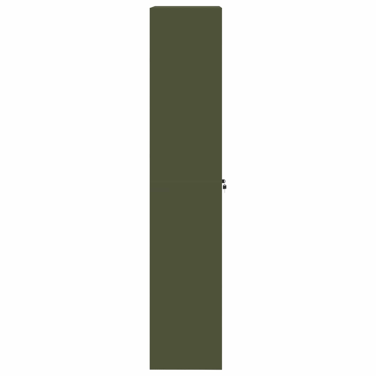 Dulap de depozitare 2 pcs Verde măsliniu 60 x 40 x 200 cm GartenMobel Dekor