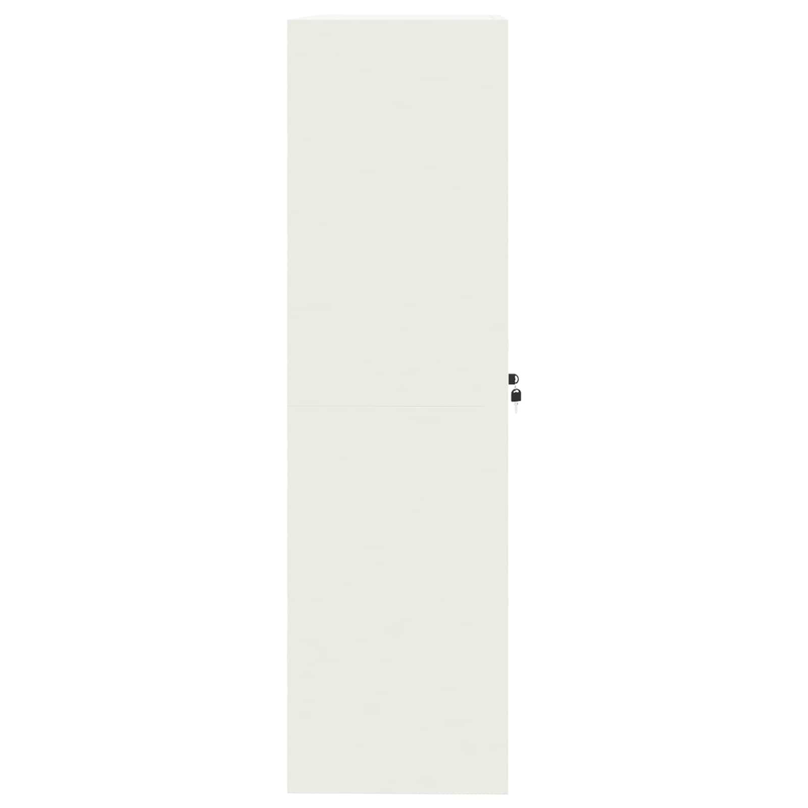 Dulap de depozitare cu depozitare 2 pcs Alb 90 x 40 x 140 cm GartenMobel Dekor