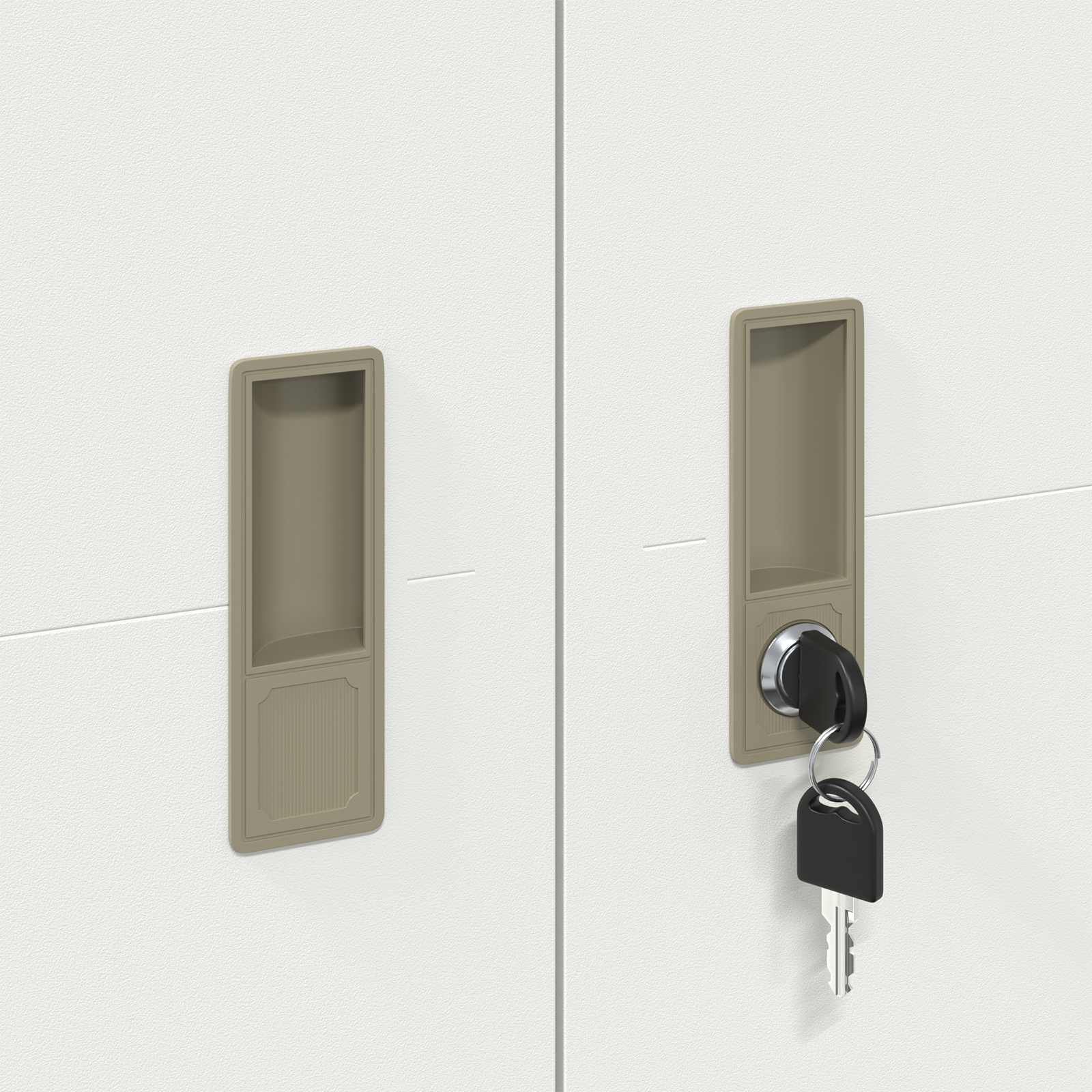 Dulap de depozitare cu depozitare 2 pcs Alb 90 x 40 x 200 cm GartenMobel Dekor