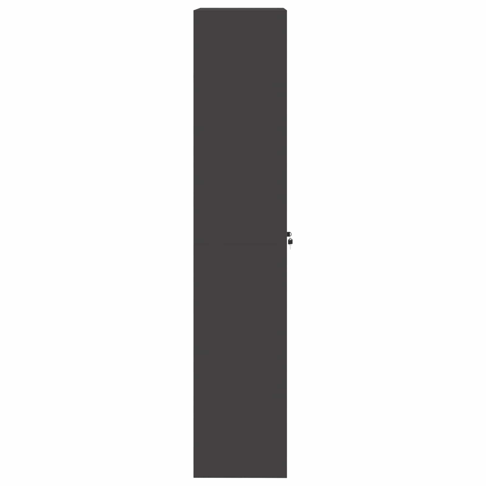 Dulap de depozitare cu depozitare 2 pcs Negru 60 x 40 x 200 cm GartenMobel Dekor