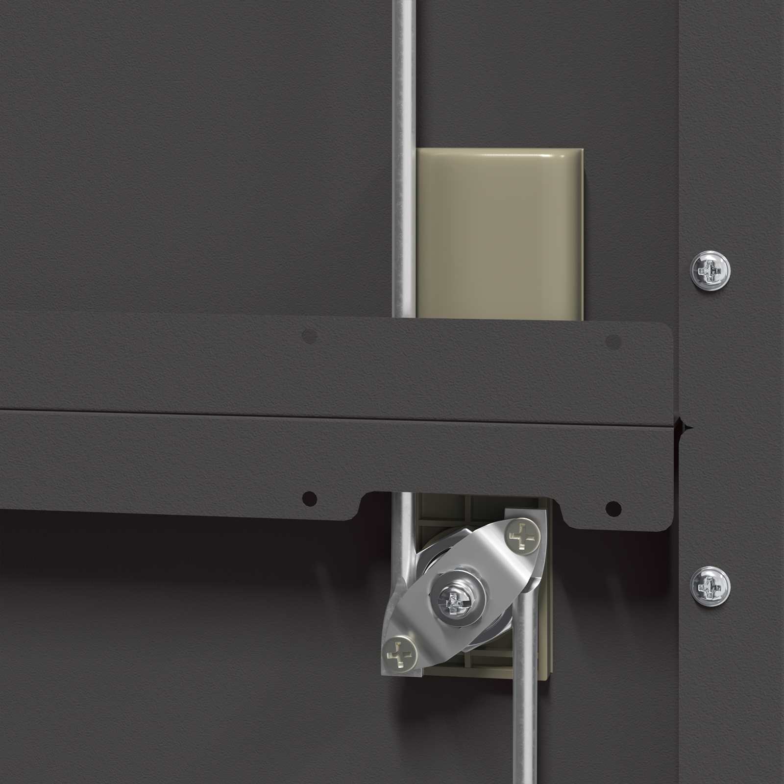 Dulap de depozitare cu depozitare 2 pcs Negru 90 x 40 x 140 cm GartenMobel Dekor