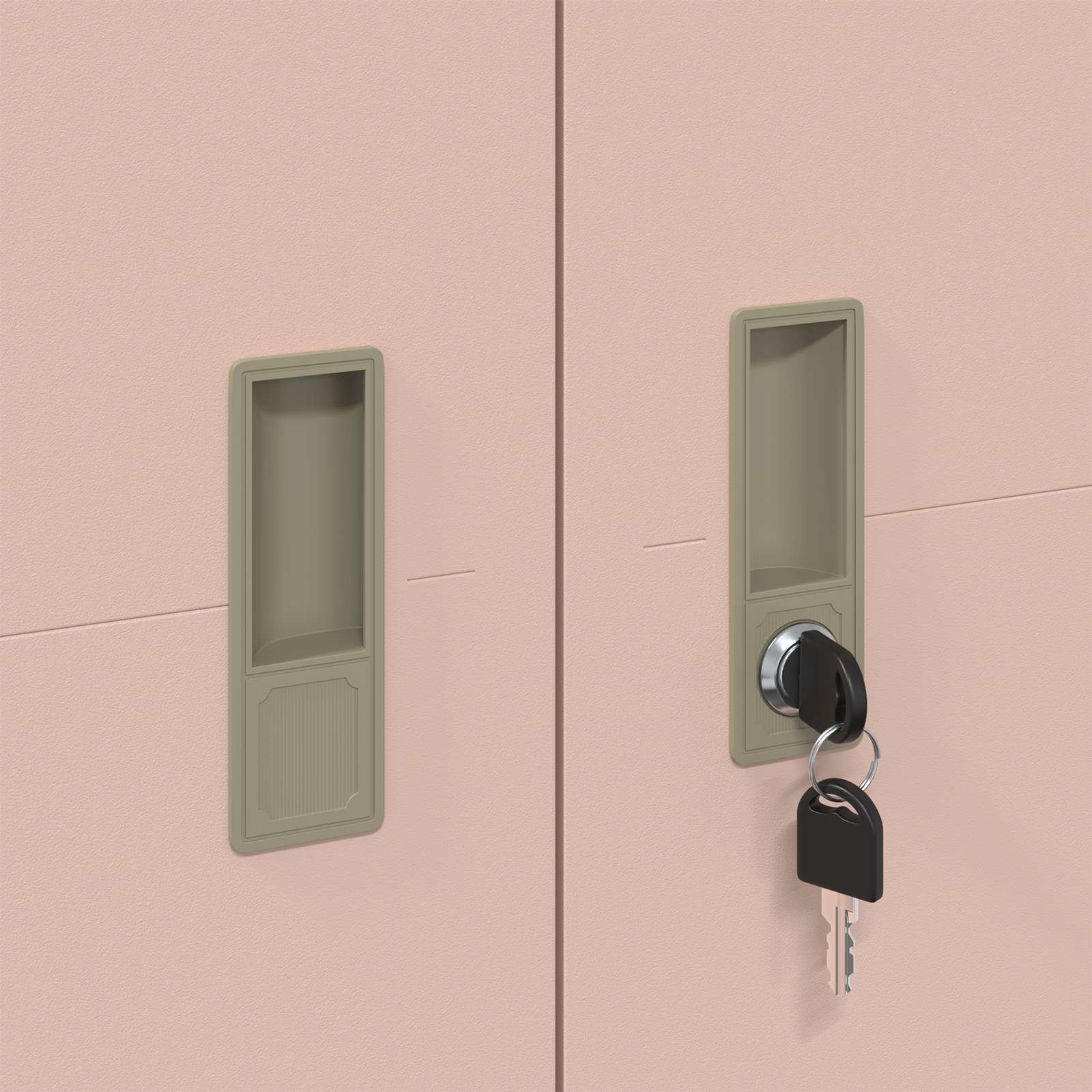 Dulap de depozitare cu depozitare 2 pcs Roz 90 x 40 x 200 cm GartenMobel Dekor