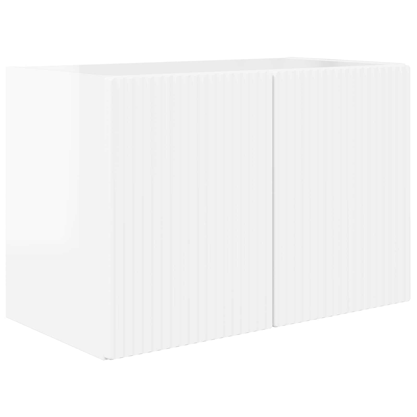 4 pcs Alb lucios GartenMobel Dekor