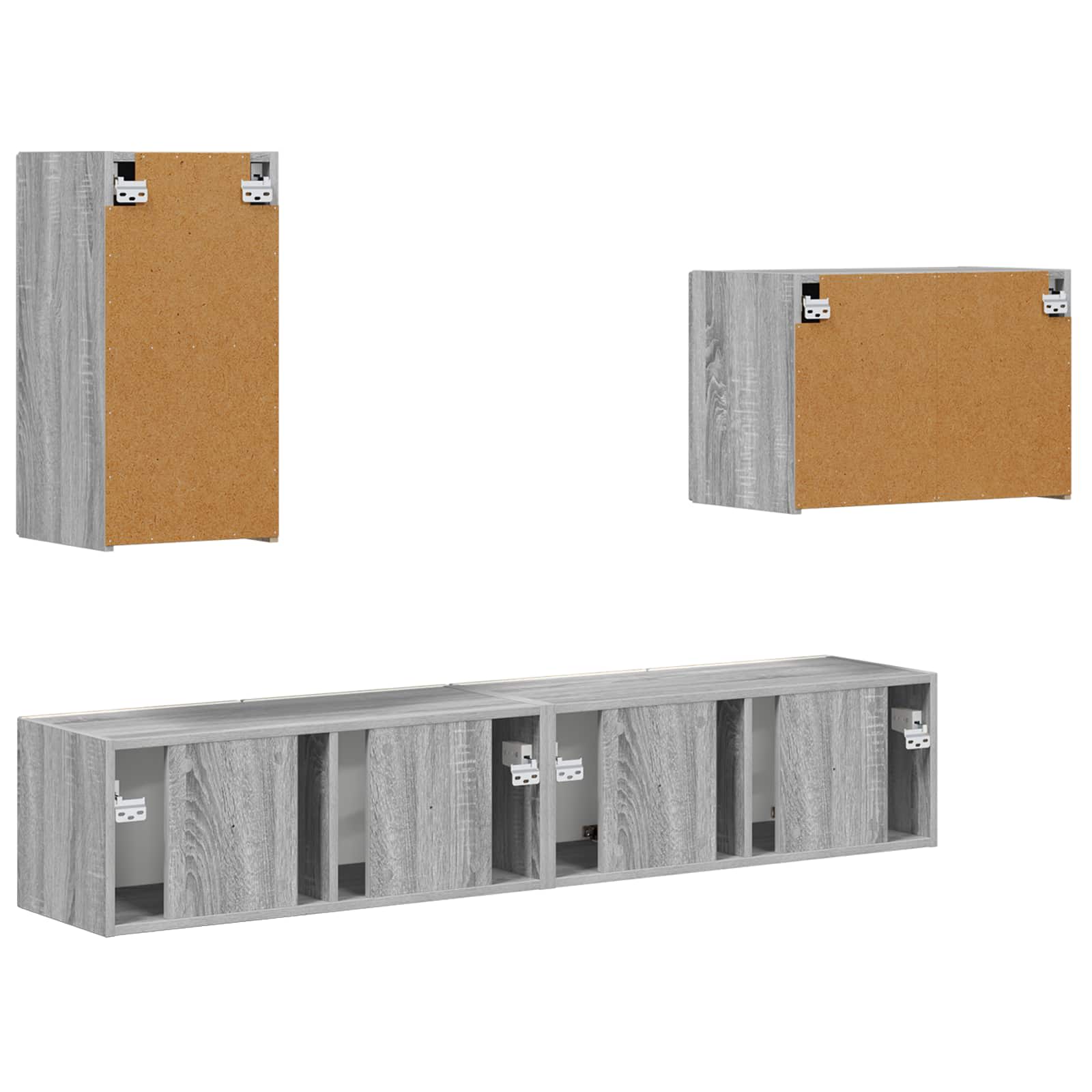 4 pcs Gri Sonoma GartenMobel Dekor