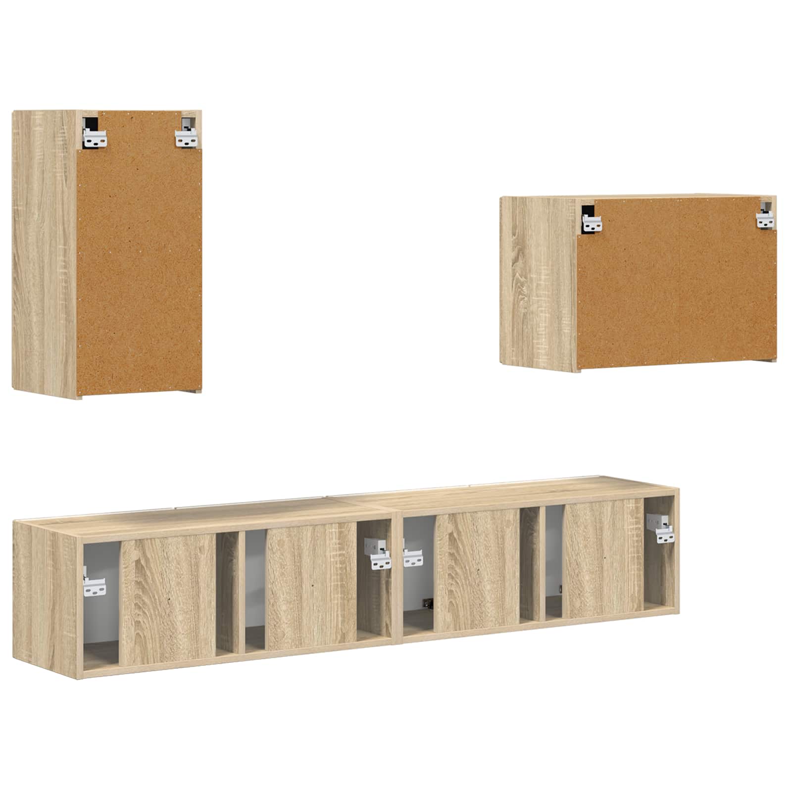 4 pcs Stejar Sonoma GartenMobel Dekor