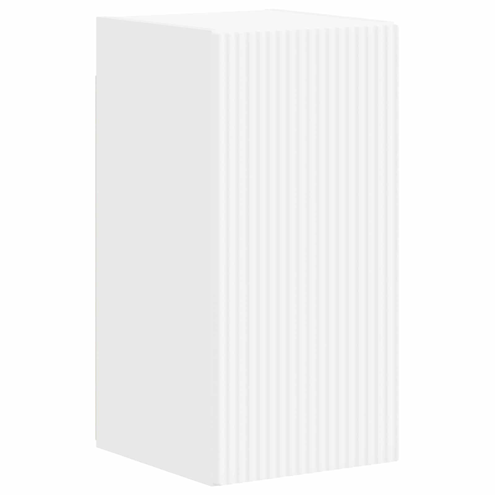 Set comodă TV Pe perete 3 pcs Alb Lemn compozit GartenMobel Dekor