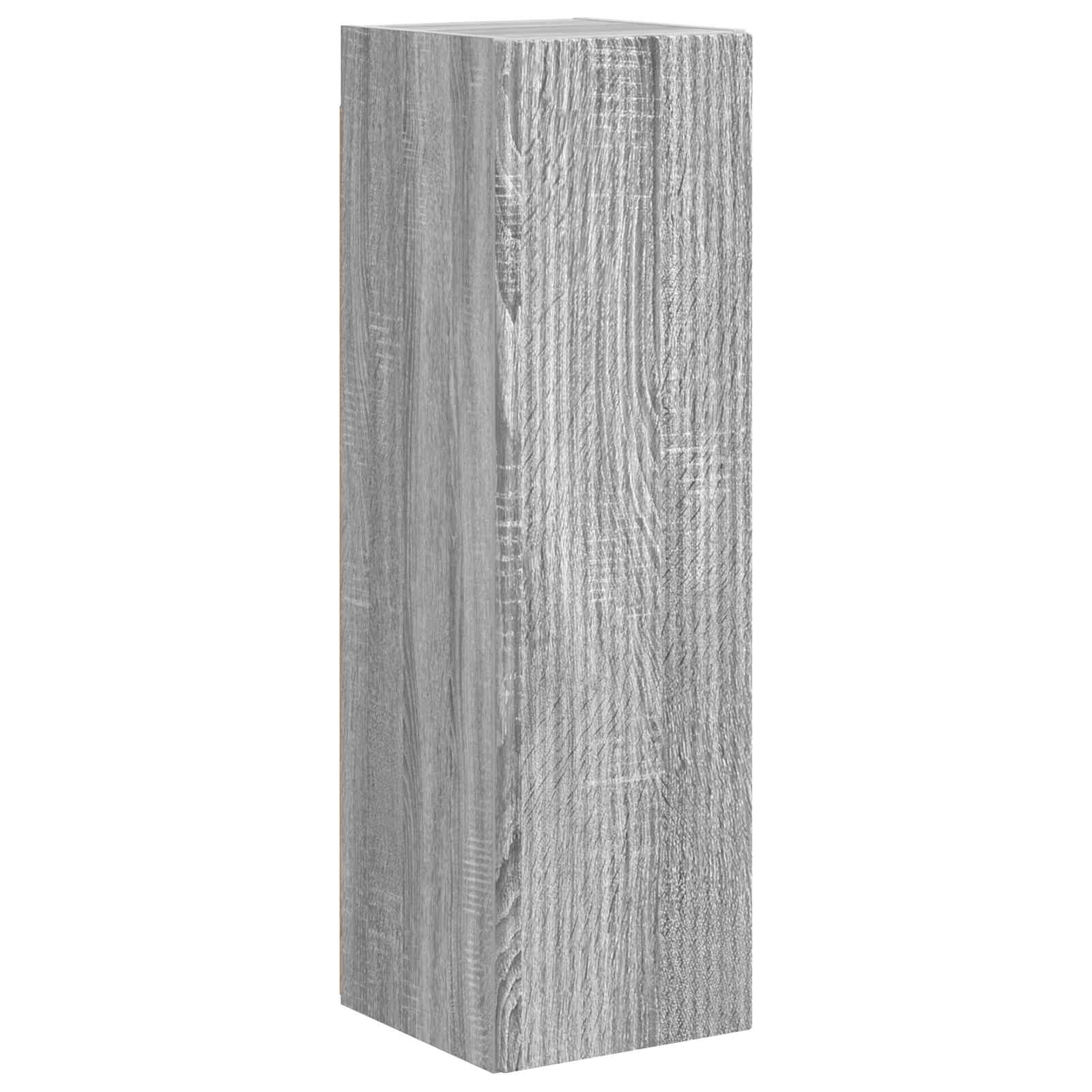 Set comodă TV Pe perete 3 pcs Gri Sonoma Lemn compozit GartenMobel Dekor