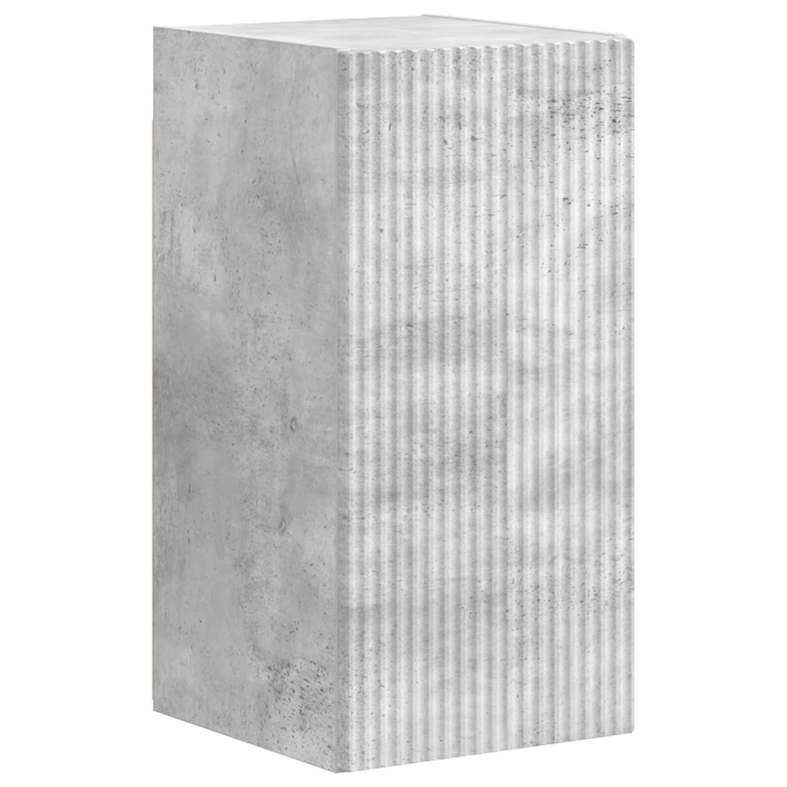 Set comodă TV Pe perete 3 pcs Gri din beton Lemn compozit GartenMobel Dekor