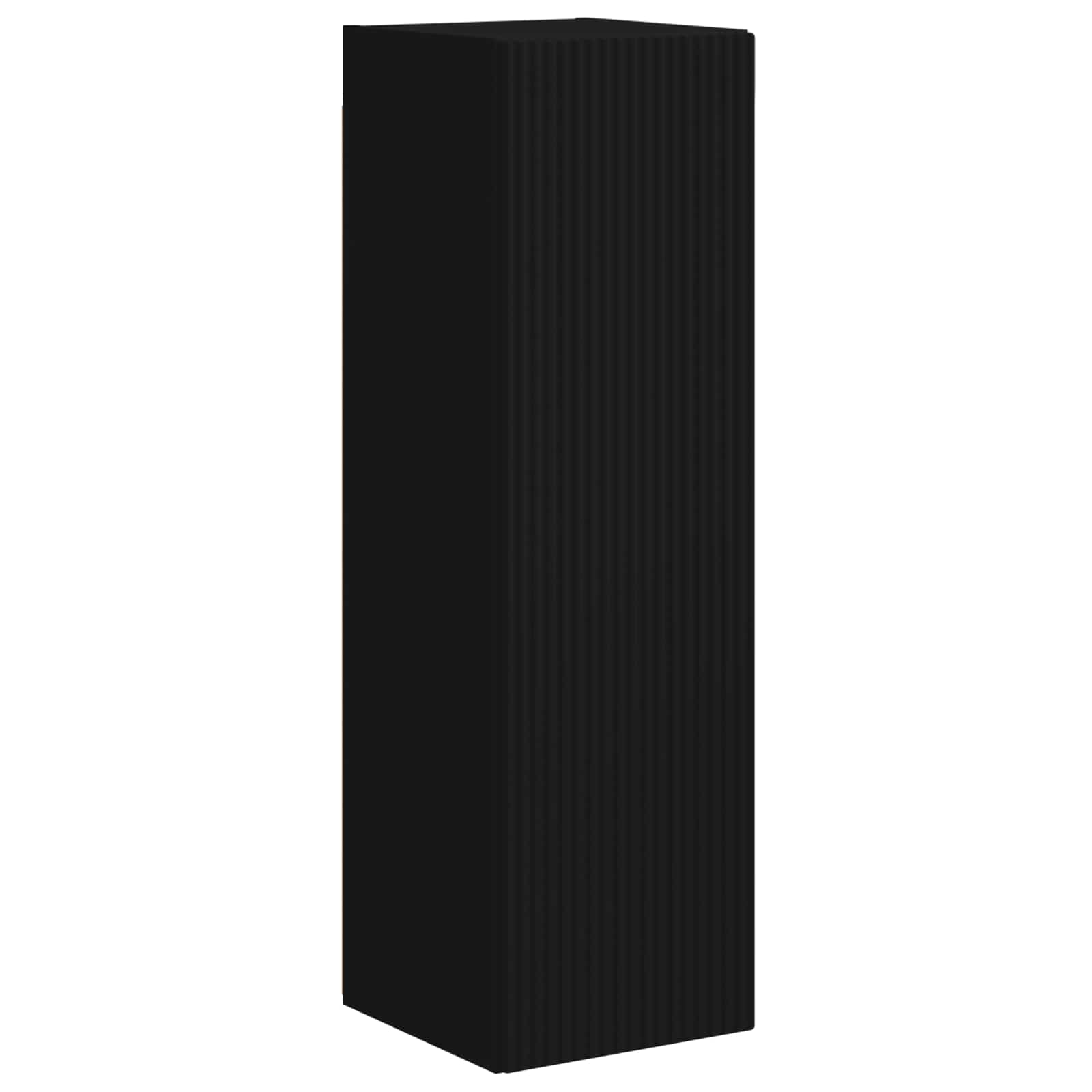 Set comodă TV Pe perete 3 pcs Negru Lemn compozit GartenMobel Dekor