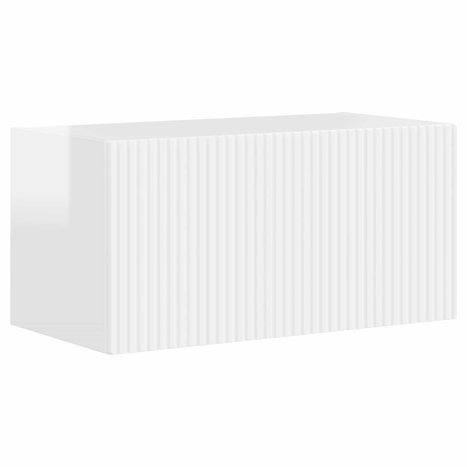 3 pcs Alb lucios GartenMobel Dekor