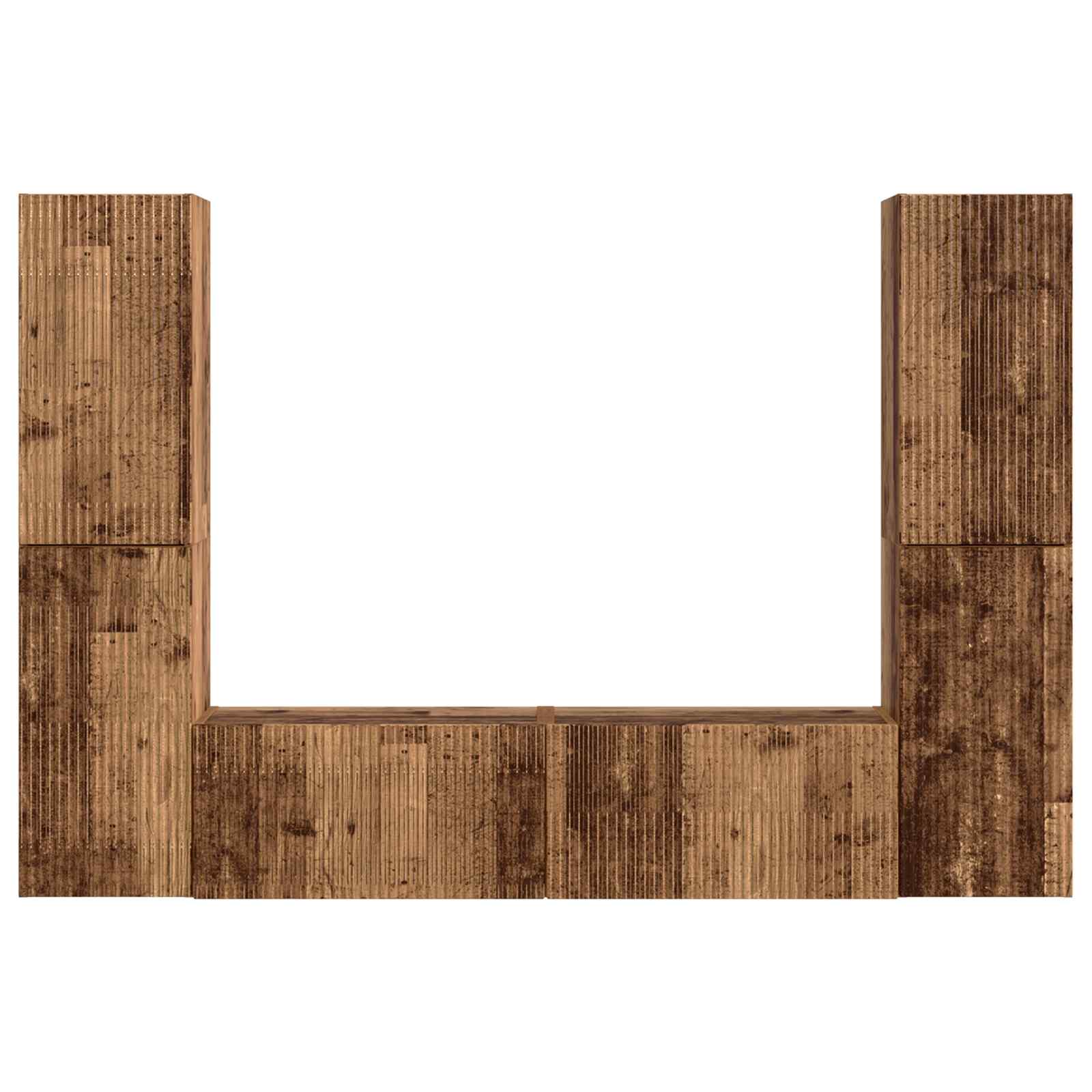 3 pcs Lemn Vechi GartenMobel Dekor