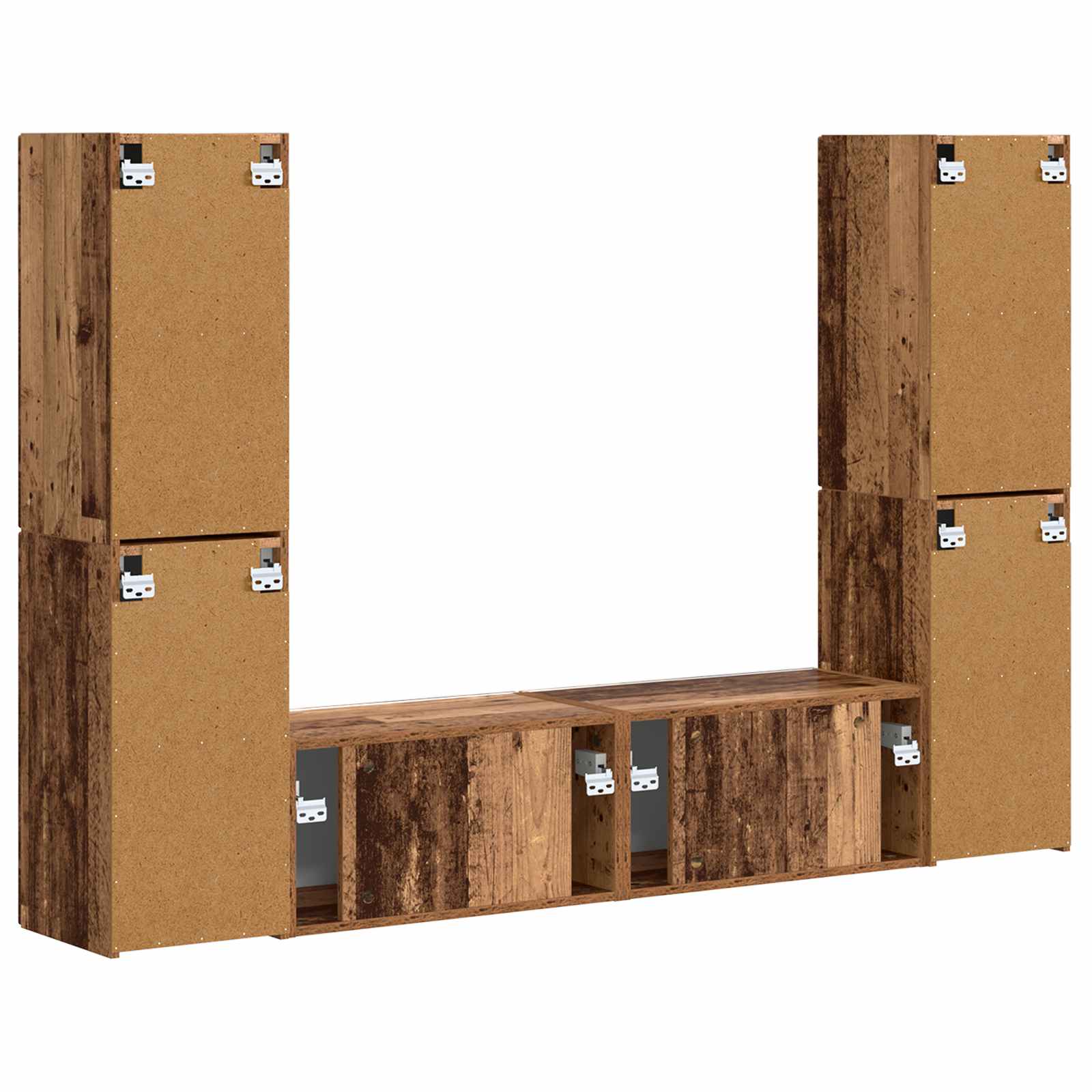 3 pcs Lemn Vechi GartenMobel Dekor