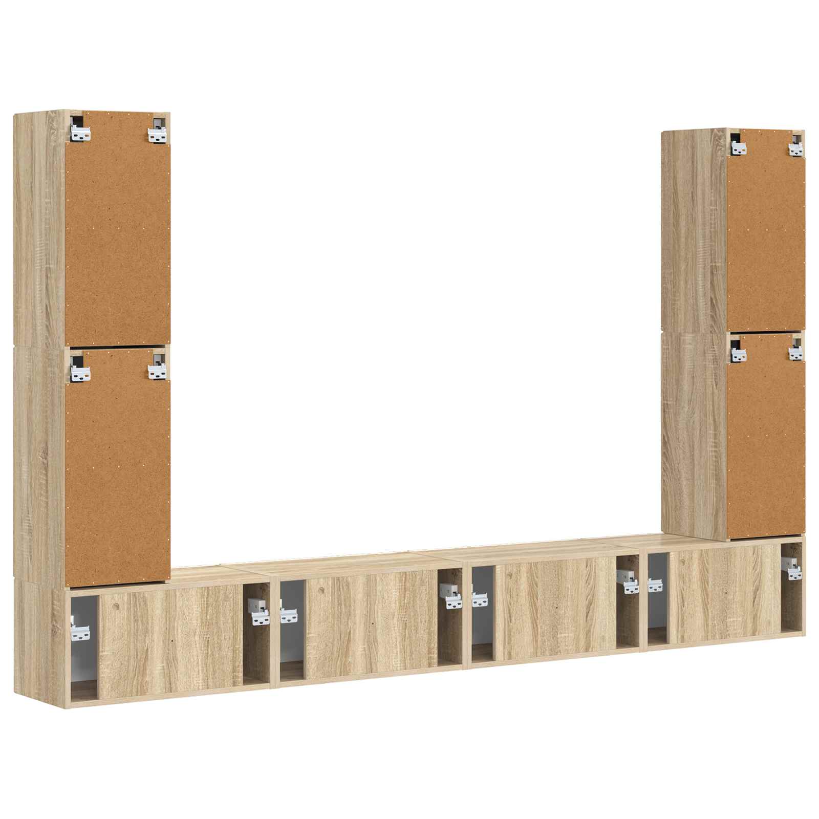 4 pcs Stejar Sonoma GartenMobel Dekor