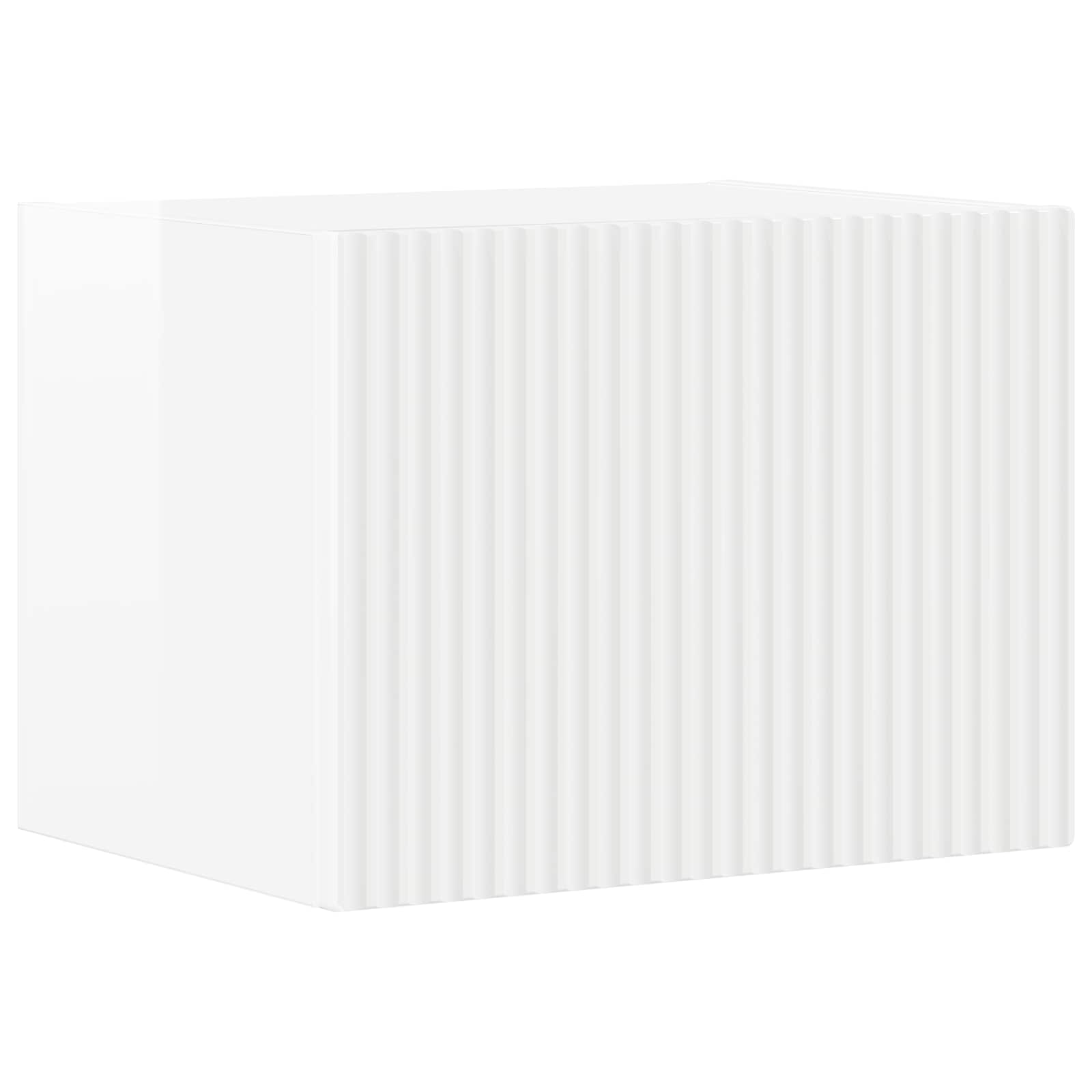 3 pcs Alb lucios GartenMobel Dekor