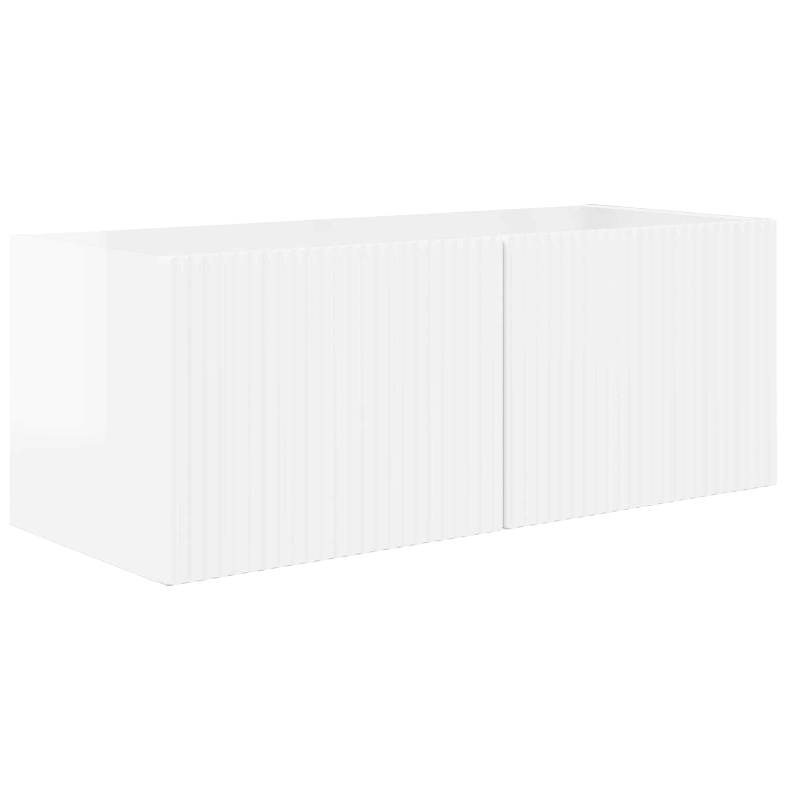 4 pcs Alb lucios GartenMobel Dekor