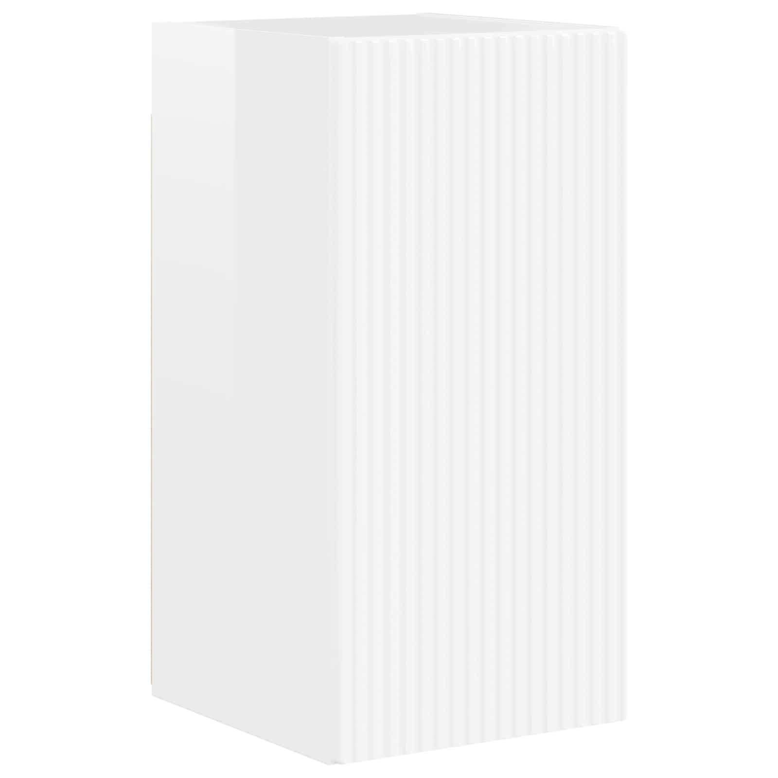 4 pcs Alb lucios GartenMobel Dekor