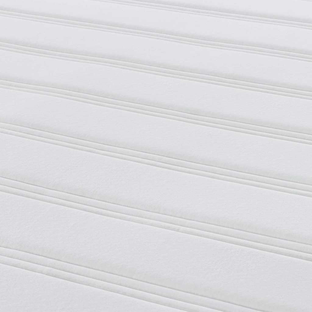 Saltea de pat cu saltea Crem 140 x 190 cm țesătură GartenMobel Dekor